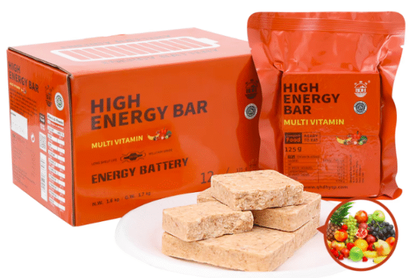 Barre énergétique multivitaminée de 125 g