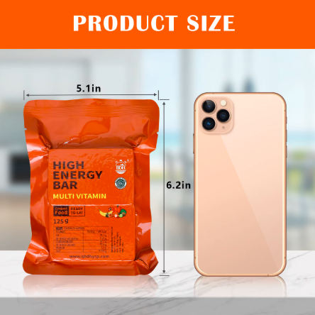 Barre énergétique multivitaminée de 125 g