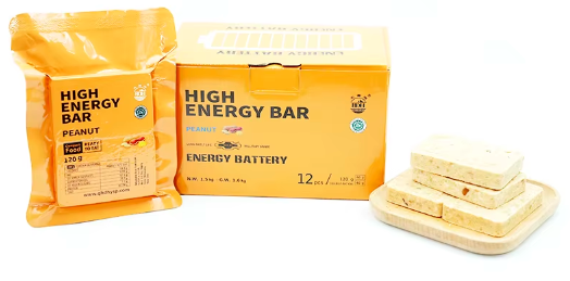 Barre énergétique aux saveurs de cacahuètes de 120 g