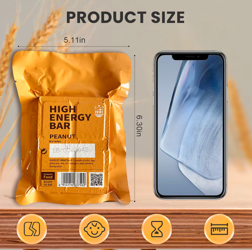 Barre énergétique aux saveurs de cacahuètes de 120 g