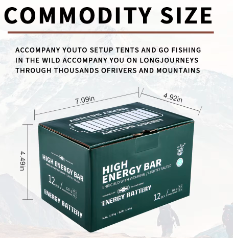 Barre énergétique saveur poivre salé 120 g