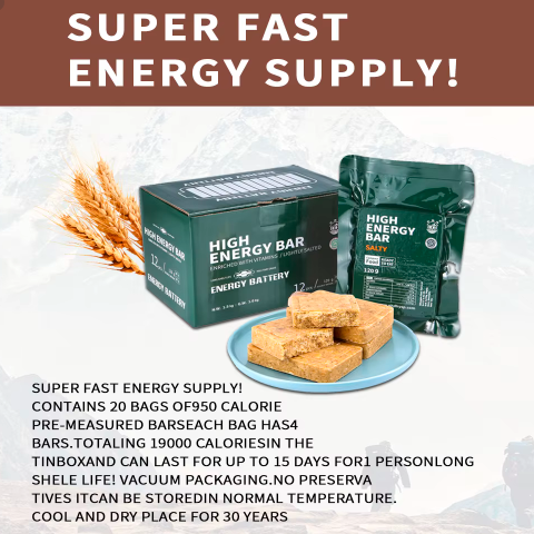 Barre énergétique saveur poivre salé 120 g