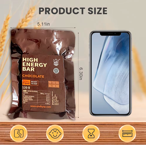 Barre énergétique aux saveurs de chocolat de 120 g