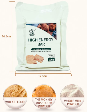 Barre énergétique saveurs champignon de crinière de lion