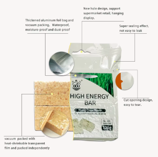 Barre énergétique saveur jeunes cultures